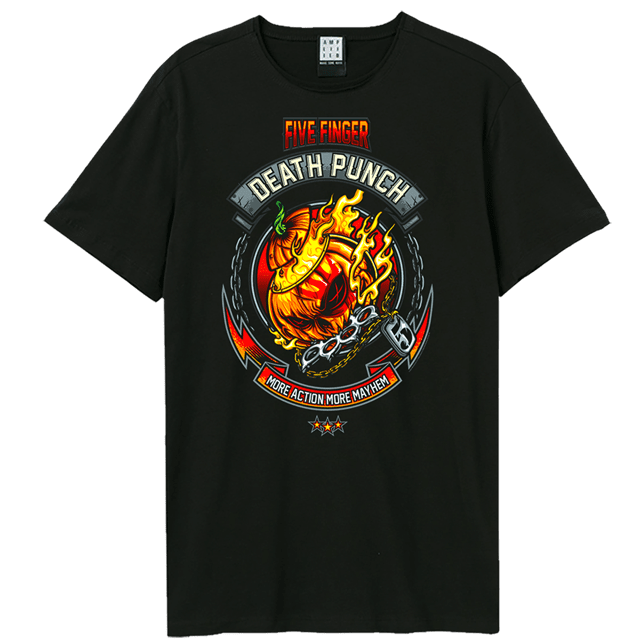Halloween Fire Five Finger Death Punch Tee (Small) - 1