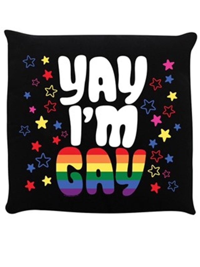 Yay I'm Gay Cushion - 1