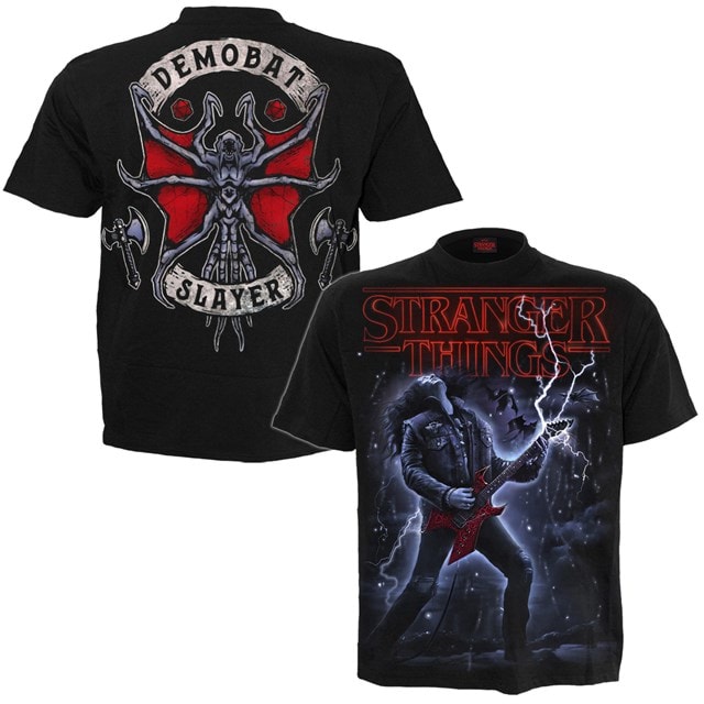 Eddie The Banished Stranger Things Black Tee (Small) - 1