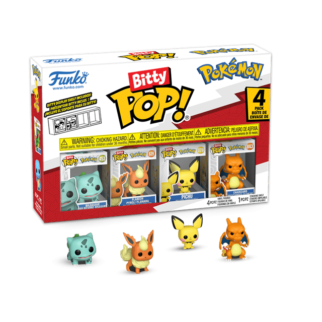 Bulbasaur Pokemon Funko Pop Bitty 4 Pack - 1