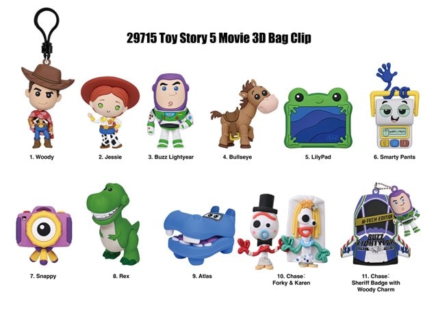 Toy Story 5 Movie Series 1 Bag Clips - 2