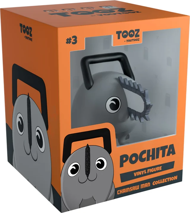 Pochita Black & White Chainsaw Man Youtooz Figurine - 4