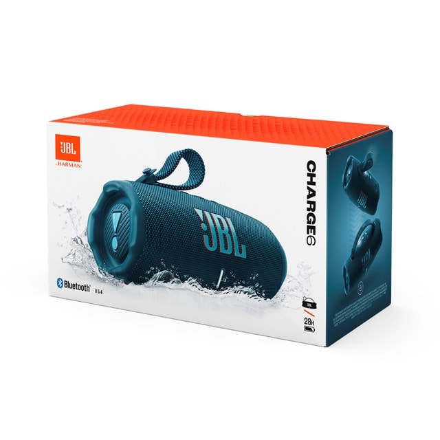 JBL Charge 6 Blue Bluetooth Speaker - 8