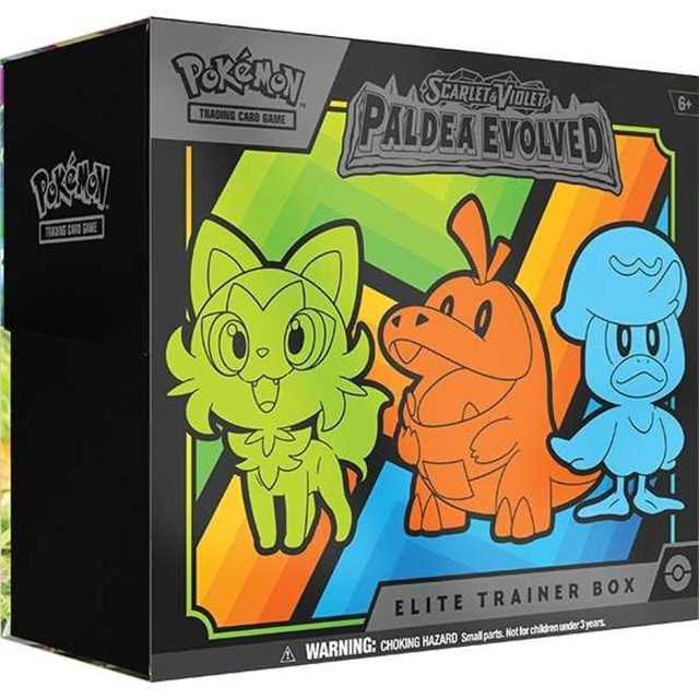 Paldea Evolved Scarlet & Violet Elite Trainer Box Pokemon Trading Cards - 1