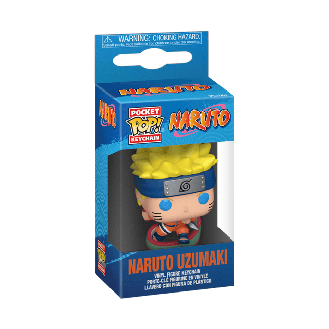 Naruto Uzumaki With Scroll Naruto Classic Funko Pop Vinyl Keychain - 2