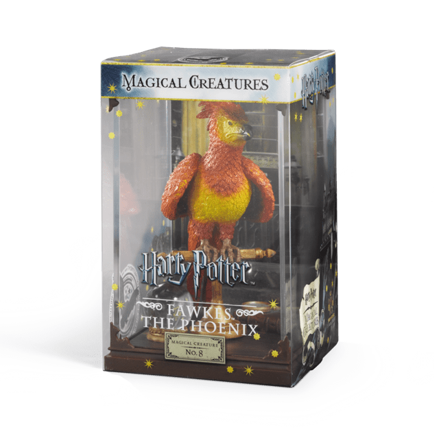 Fawkes The Phoenix Harry Potter Magical Creatures Noble Collection Figurine - 4