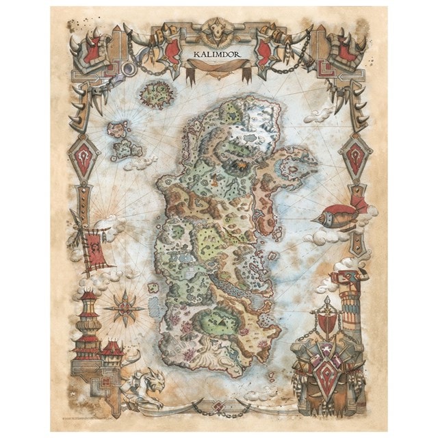 World Of Warcraft Limited Edition Lithograph Set - 4