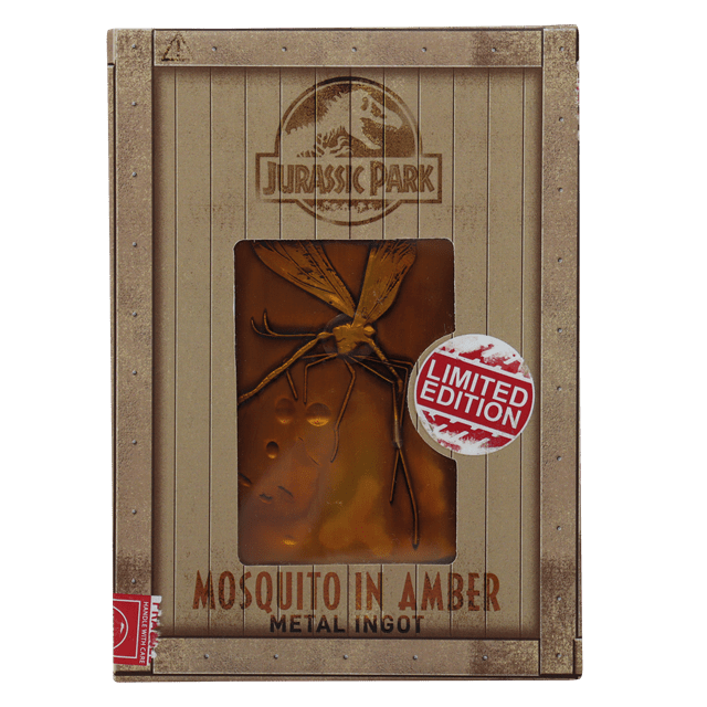 Mosquito In Amber Ingot Jurassic Park Collectible - 3