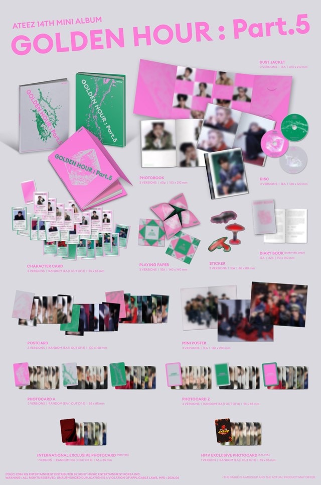 ATEEZ - GOLDEN HOUR: Part.5 - (hmv Exclusive) Z Ver. | HMV Store