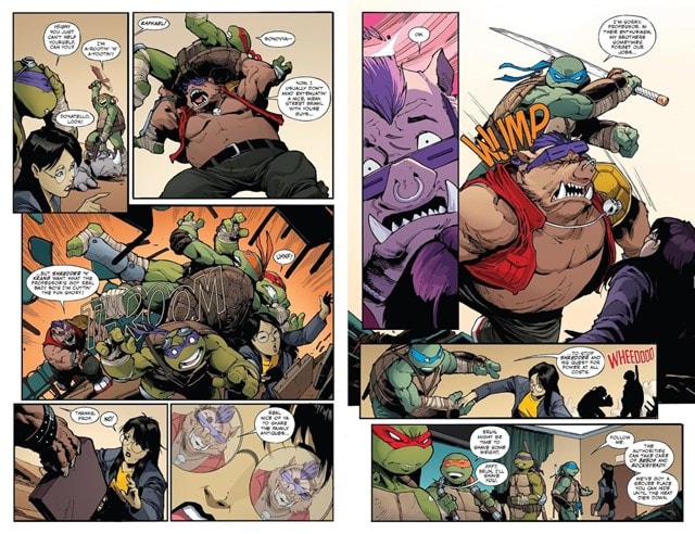 Teenage Mutant Ninja Turtles X Godzilla IDW Graphic Novel - 6