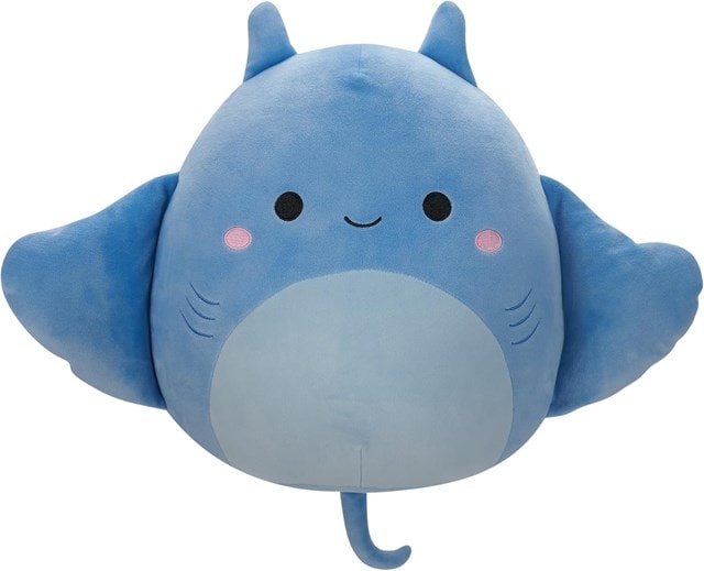 Lux Blue Manta Ray Squishmallows Plush - 1