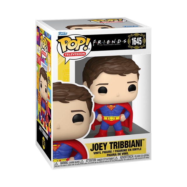 Joey Tribbiani In Superman Costume 1645 Friends Funko Pop Vinyl - 2