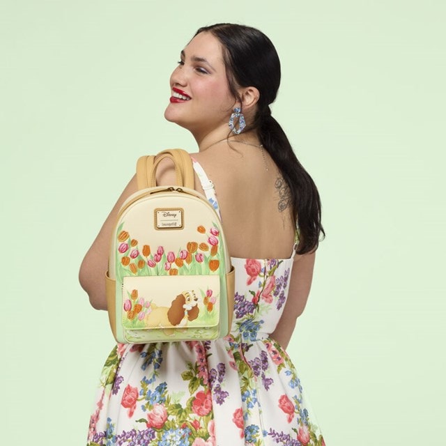 Lady And The Tramp Pastel Tulip Loungefly Mini Backpack - 5