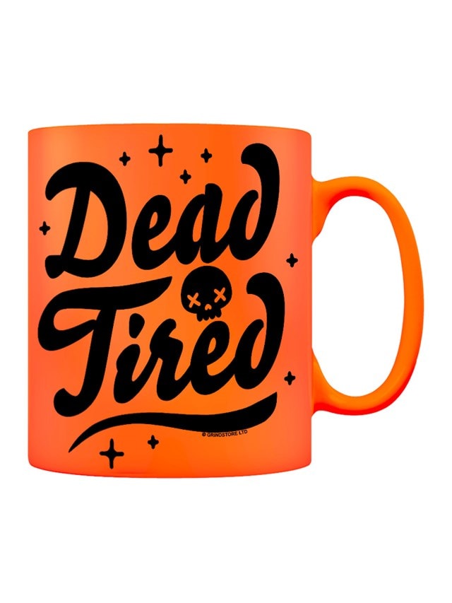 Dead Tired: Neon Orange Mug - 2