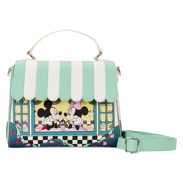 Mickey And Minnie Date Night Diner Crossbody Bag Loungefly - 1