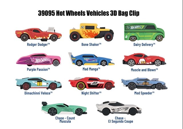 Hot Wheels Vehicles Series 1 Bag Clips - 2