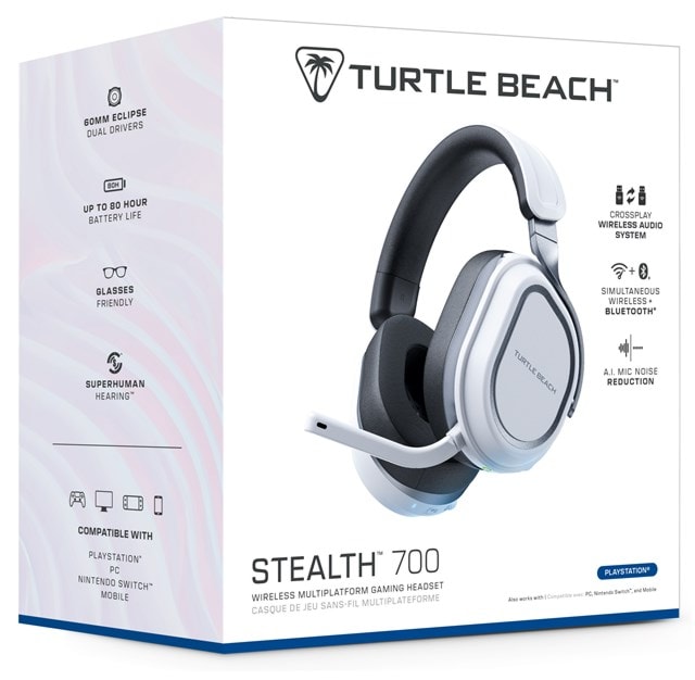 Turtle Beach Stealth 700 Gen 3 PlayStation Gaming Headset - White - 8