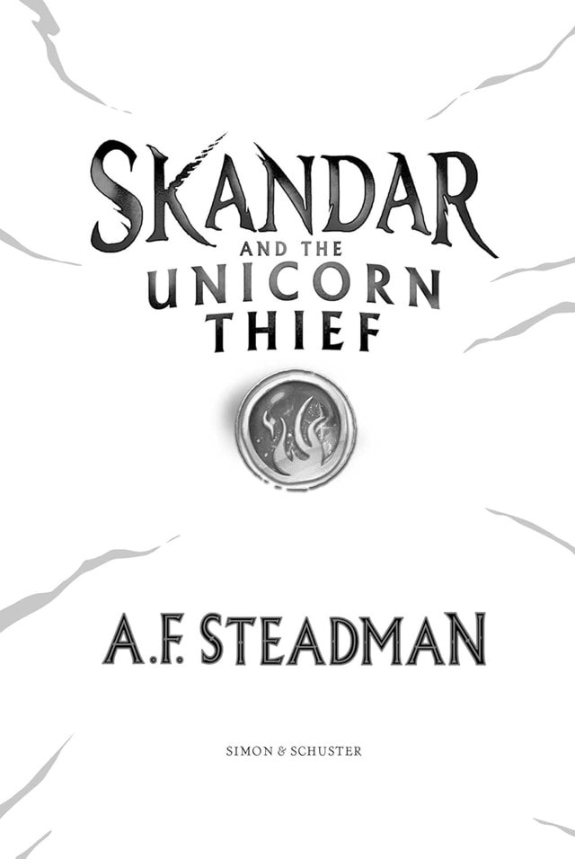 Skandar And The Unicorn Thief: Book 1 Paperback By A.F Steadman - 2