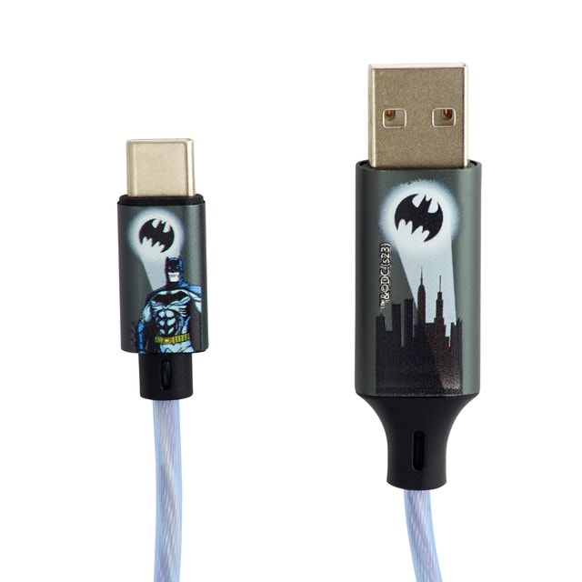 Lazerbuilt Batman Light-Up USB-C Cable - 2