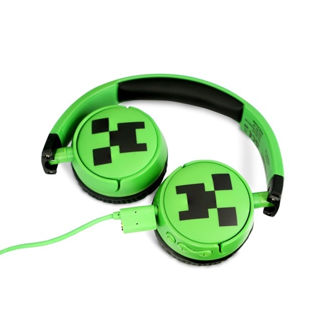 OTL Minecraft Green Bluetooth Headphones - 7
