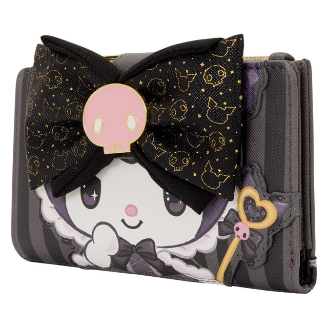 Kuromi 20th Anniversary Sanrio Loungefly Bi-Fold Wallet - 2