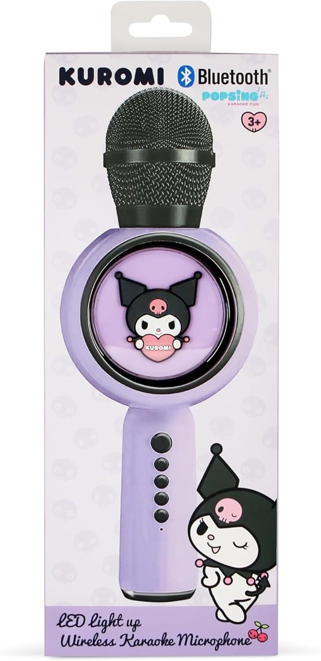 OTL Kuromi Karaoke Microphone and Bluetooth Speaker with LED lights - 8