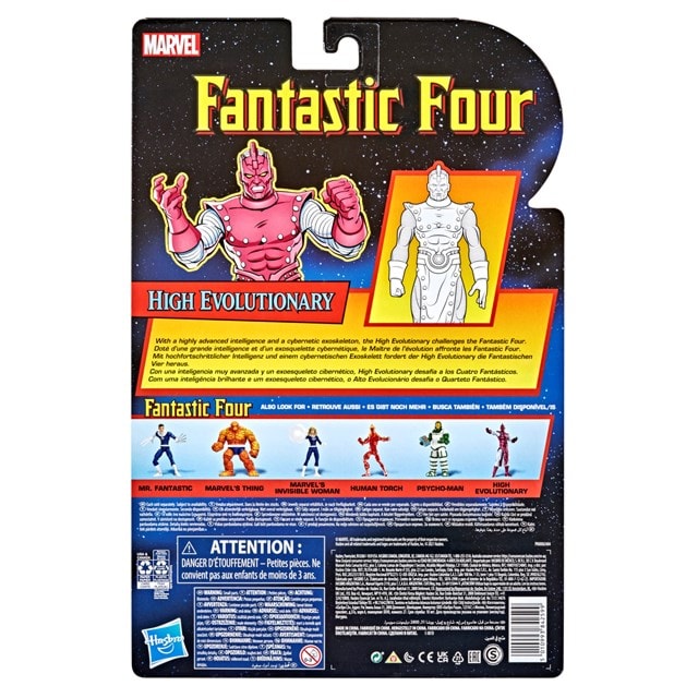 High Evolutionary Retro Fantastic Four Hasbro Marvel Legends Action Figure - 5