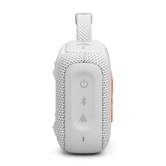 JBL Go 4 White Bluetooth Speaker - 5