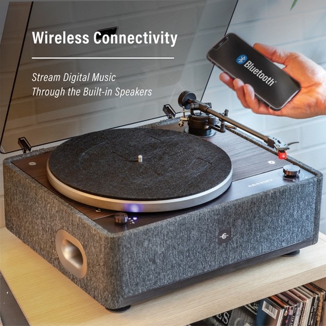 Crosley E200 Grey/Walnut Turntable - 7