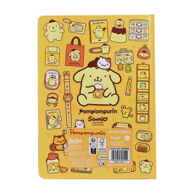 Pompompurin A5 Notebook - 3