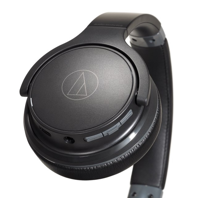 Audio Technica ATH-S220BTBK Black Bluetooth Headphones - 6