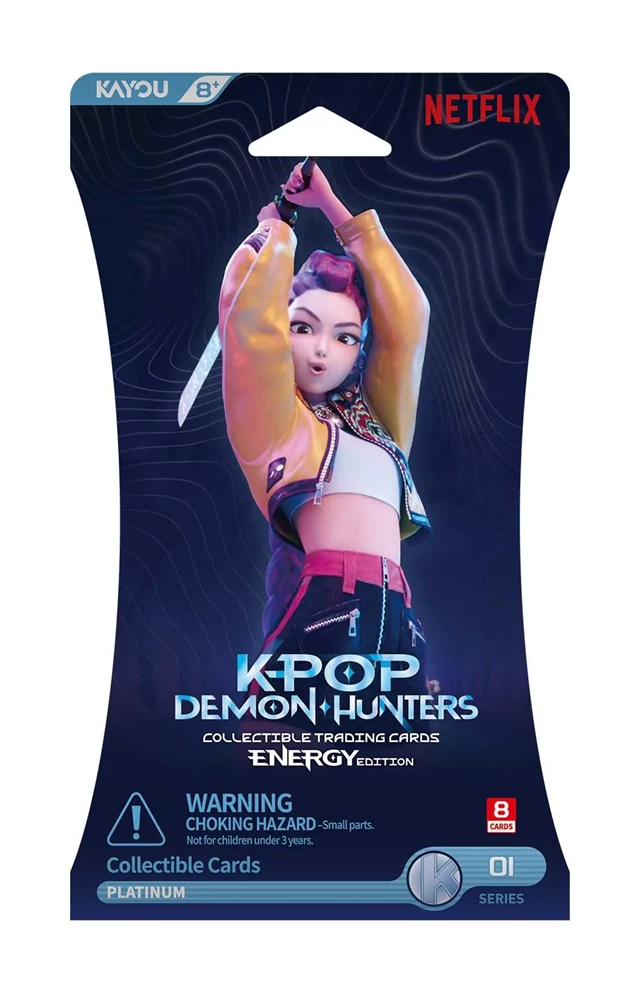 K-Pop Demon Hunters Huntrix Energy Edition Sleeved Booster Trading Cards Assortment - 4