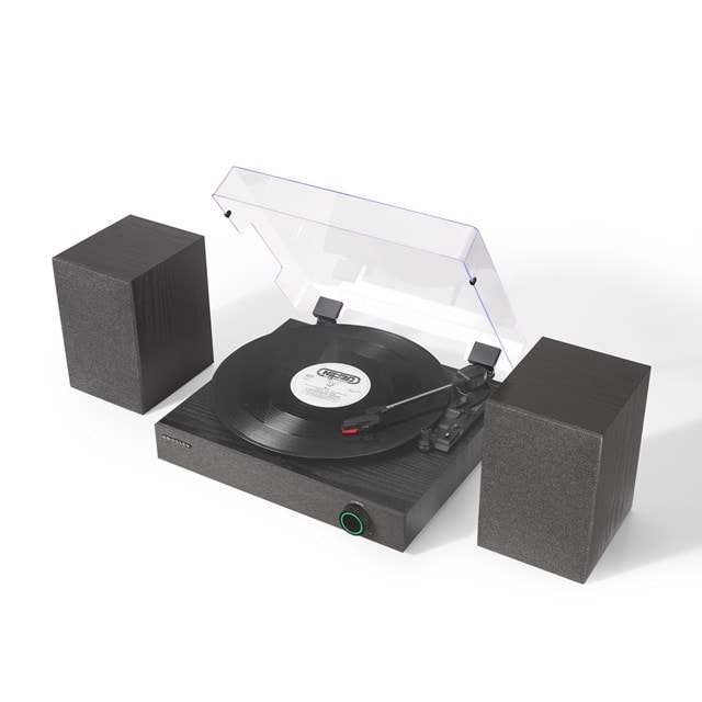 Crosley Zane Black Turntable & Speakers - 16