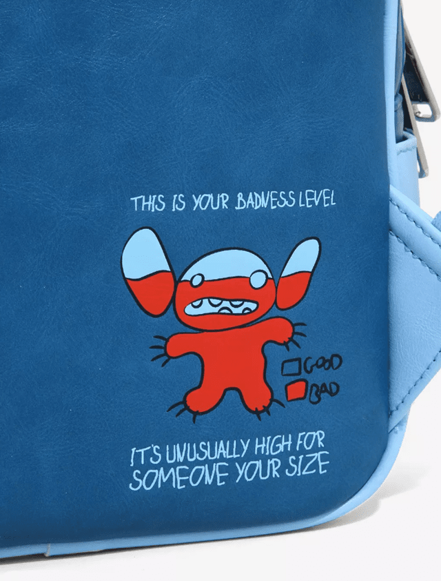 Stitch Badness Level Lilo & Stitch Mini Loungefly Backpack - 5