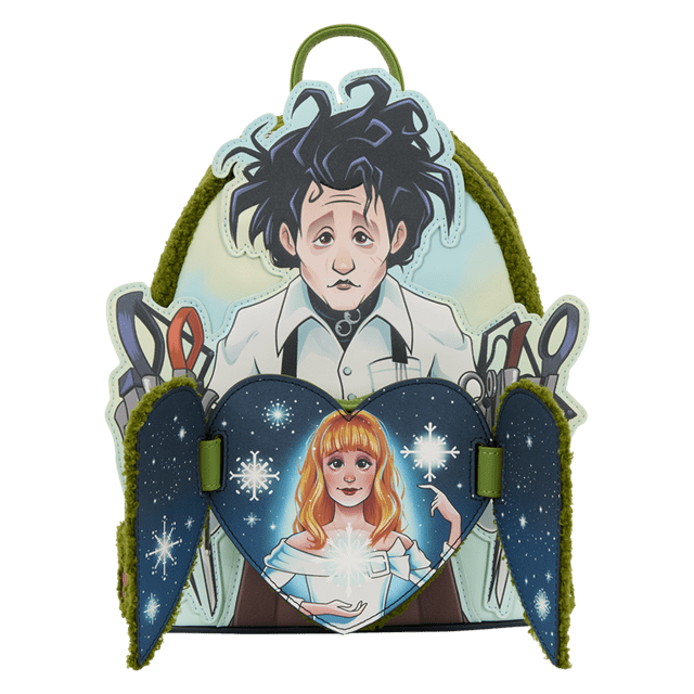 Edward Scissorhands Sherpa Loungefly Mini Backpack - 3