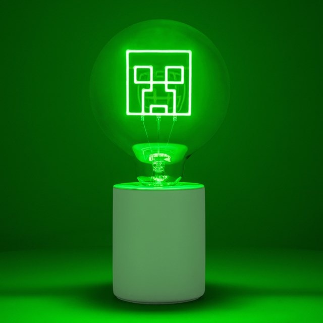 Creeper Minecraft LED Neon Bulb Lamp - 2