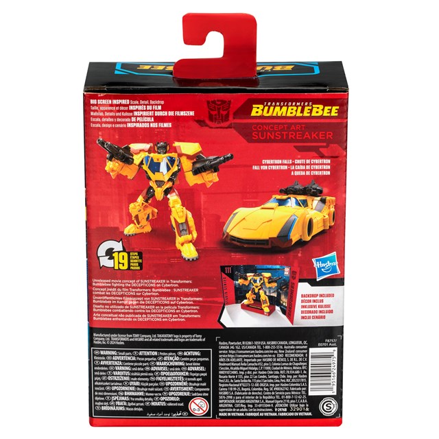 Transformers Deluxe Bumblebee111 Sunstreaker Transformers Studio Series Action Figure - 9