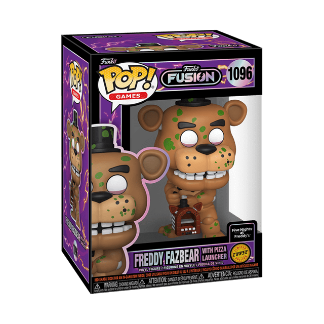 Freddy Fazbear With Pizza Launcher With Chance Of Chase 1096 Funko Fusion Pop Vinyl - 4
