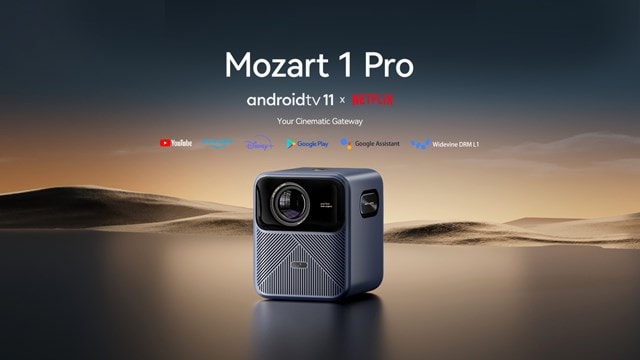 Wanbo Mozart 1 Pro Smart Projector with Bluetooth and Wifi - 2