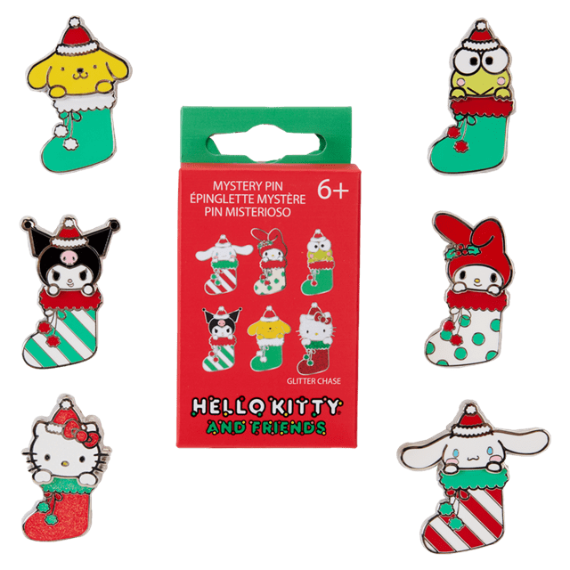 Sanrio Christmas Stocking Loungefly Mystery Box Pin - 1