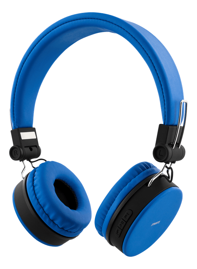 Streetz HL-BT401 Blue Bluetooth Headphones - 1