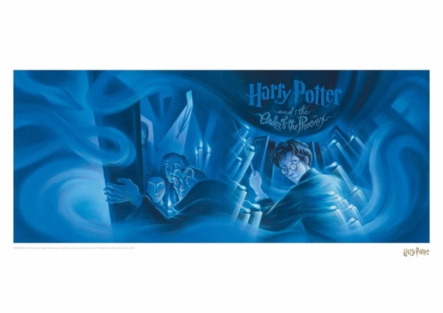 Harry Potter: Order Of The Phoenix Book Cover Art Print - 1