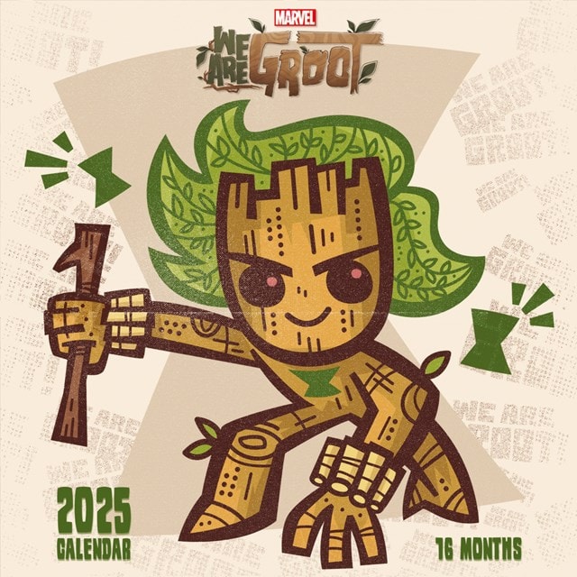 Groot Guardians of the Galaxy 2025 Square Calendar - 1