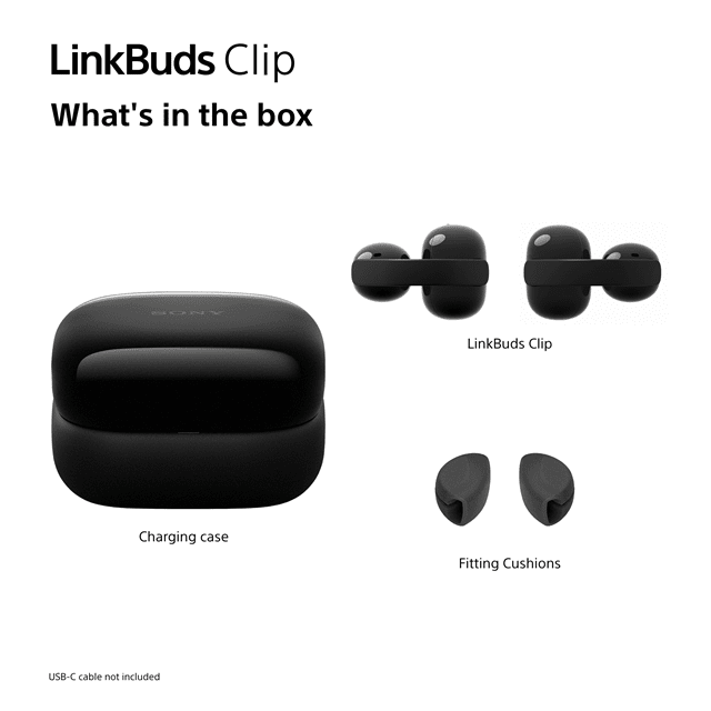 Sony LinkBuds Clip Open Ear Green True Wireless Bluetooth Earphones - 12