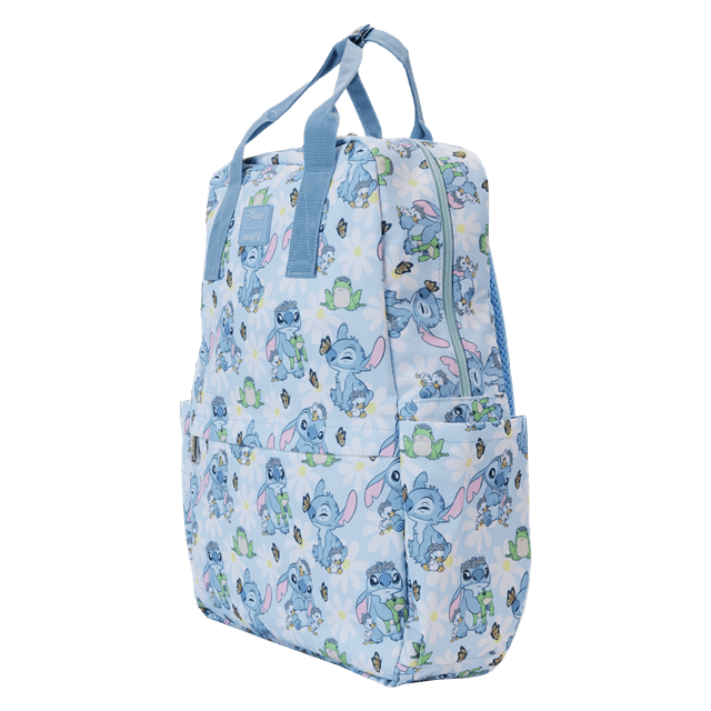 Springtime Stitch All Over Print Full Size Nylon Backpack Lilo And Stitch Loungefly - 2