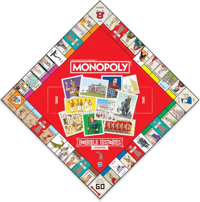 Horrible Histories Ancient Civilisations Monopoly - 2