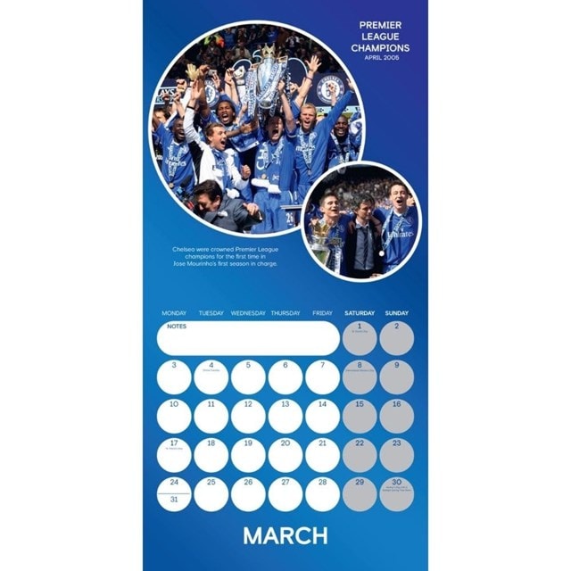 Chelsea FC Legends 2025 Calendar Square - 4