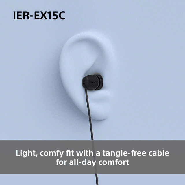 Sony IER-EX15C Pink USB-C Earphones - 3