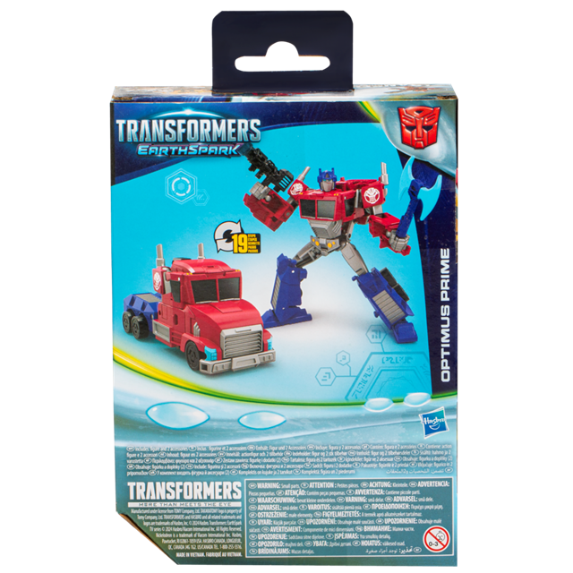 Transformers Earthspark Deluxe Optimus Prime Hasbro Action Figure - 4