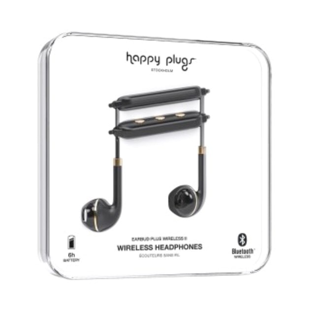 Happy Plugs Wireless II Black/Gold Bluetooth Earphones - 2